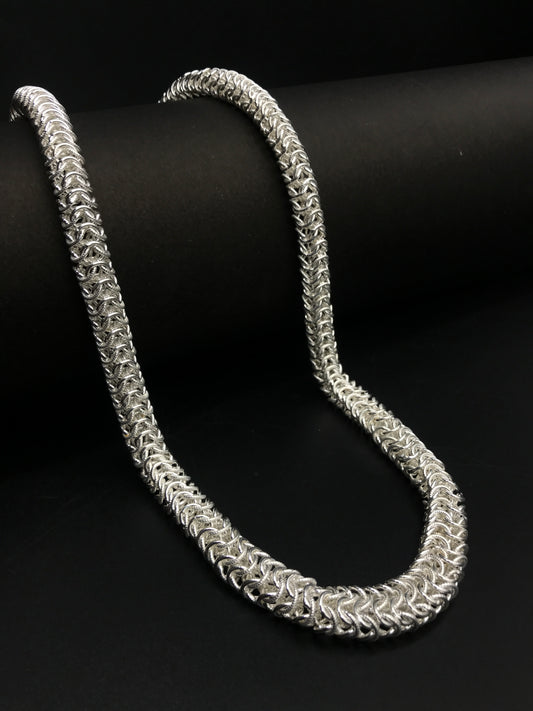 Silver Mens Italian Chain