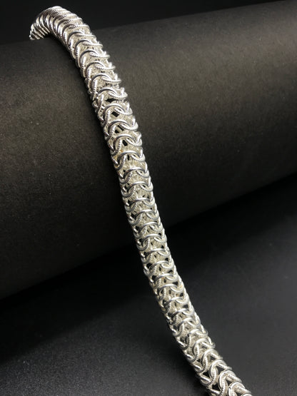 Silver Mens Italian Chain