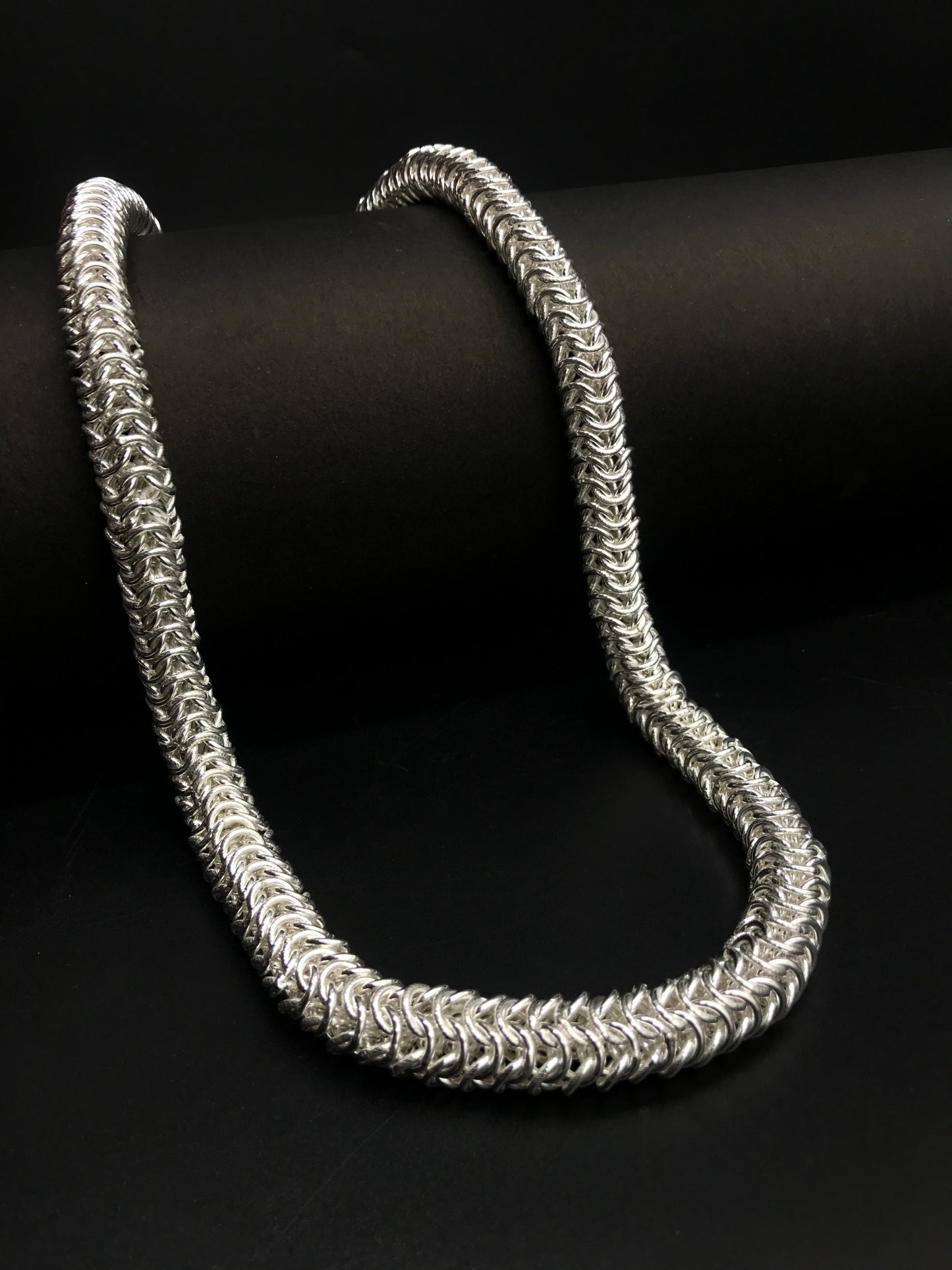 Silver Mens Italian Chain