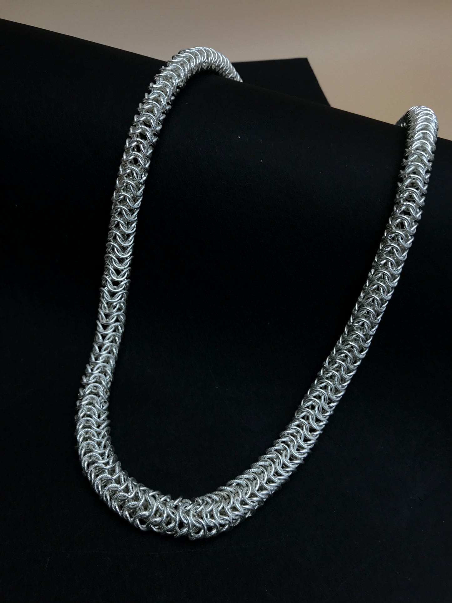 Silver Mens Italian Chain