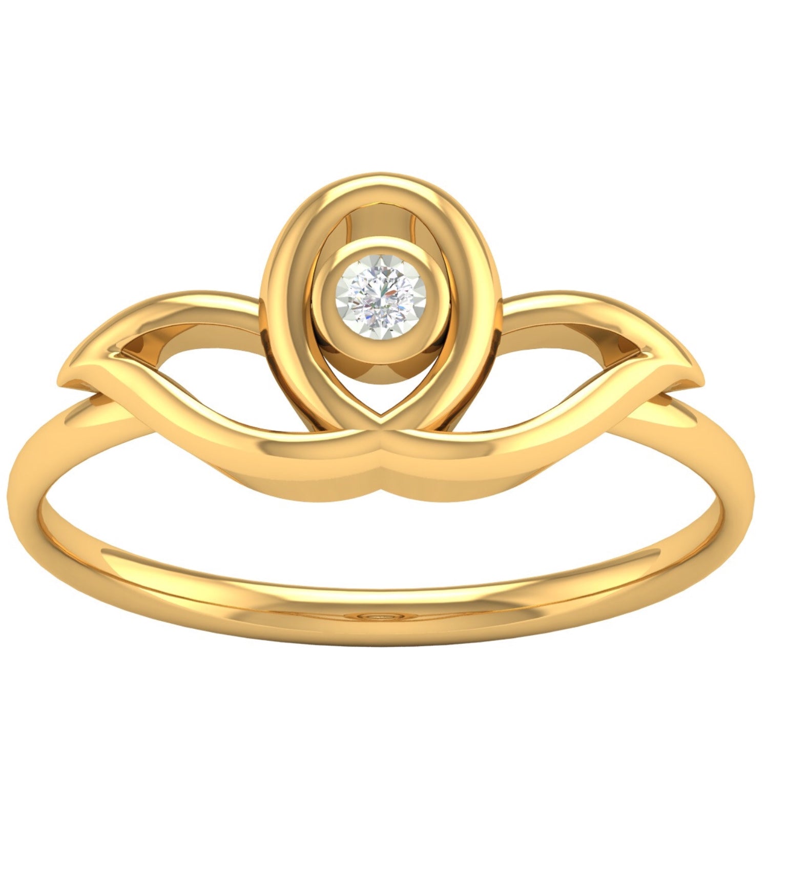 1 Gram Gold Plated Krishna With Diamond Delicate Design Ring For Men -  Style B248, सोने का पानी चढ़ी हुई अंगूठी - Soni Fashion, Rajkot | ID:  2850381207933